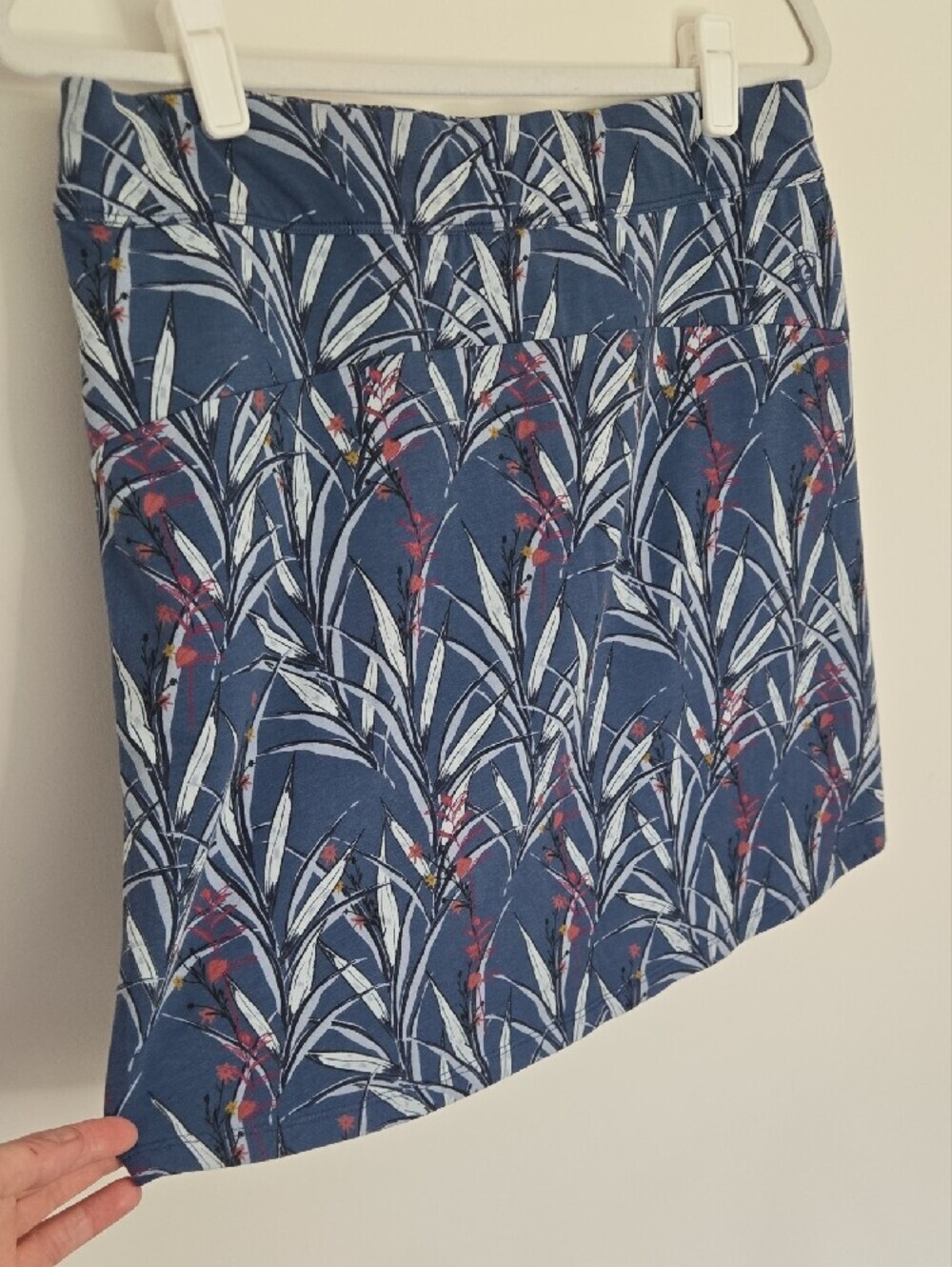 Kuhl Blue Floral Drawstring Skirt Casual Coasta Athletic Normcore Size Small - Picture 3 of 6